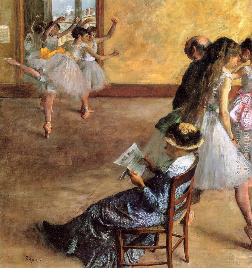 Edgar Degas : Ballet Class II
